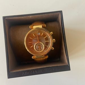 Michael Kors leather band watch